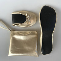 Chaussures plates pour femmes, couleur champagne, confortables, légères, à sangle réglable, semelle en caoutchouc, style ballerine, printemps-été, très vendues et populaires