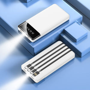 איכות טובה 20000 מ "ח מובנה <span class=keywords><strong>4</strong></span> כבלים מהיר מטען אוניברסלי כוח חירום כללי עבור טלפון נייד - Product Image 6