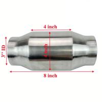 Convertidor Catalítico Universal de Tres Vías para Autos de Gasolina, Estándar de Emisiones Euro V, Acero Inoxidable S409, Venta al Por Mayor de Fábrica YueYang
