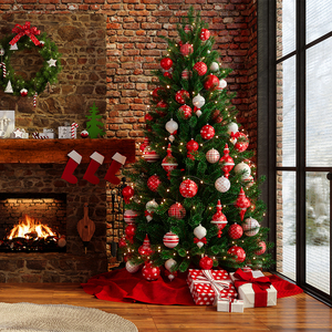 Tùy Chỉnh Nhà Máy Giáng Sinh Đảng Giáng Sinh Trang Trí Với LED Chiếu Sáng Pe Arbol De Navidad Nhân Tạo Cây Giáng Sinh - Product Image 6