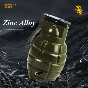 Encendedor de Cigarros Multifuncional de Alta Gama con Forma de <span class=keywords><strong>Granada</strong></span>, Encendedor de Gas <span class=keywords><strong>Butano</strong></span> Recargable Resistente al Viento con Cenicero para Cigarrillos - Product Image 5