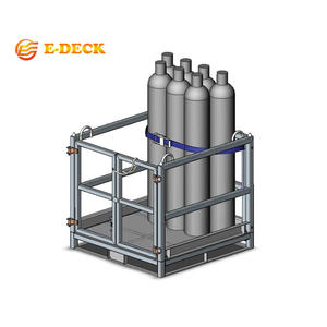 מכירה לוהטת מגולוון מפעל אחסון מזרן מלגזה פלטפורמת בטיחות כלוב - Product Image 6