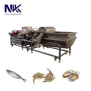 Limpiador de Mariscos Comercial de Alta Eficiencia con Sistema de <span class=keywords><strong>Agua</strong></span> Circulante para Línea de Procesamiento de Pescado y Calamar - Product Image 1