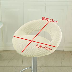 Elastic semi-circular height-adjustable <strong>bar</strong> <strong>stool</strong> seat <strong>cover</strong> - Product Image 2