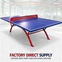 Table de tennis de table pliante professionnelle d'extérieur GUANWANG GW269 de taille standard avec roulettes amovibles