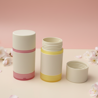 Offre Spéciale – Contenants Vides Personnalisables Mat pour Déodorant, Crème Solaire, Crème Visage, Sérum Soin de la Peau – 15g/30g/50g/75g – PP/AS à Vis