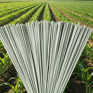 Varillas de Fibra de Vidrio Resistentes a los Rayos UV para Invernaderos, Estacas de FRP, Postes para Plantas de FRP, Uso Agrícola con Servicio de Corte Personalizado - Product Image 1