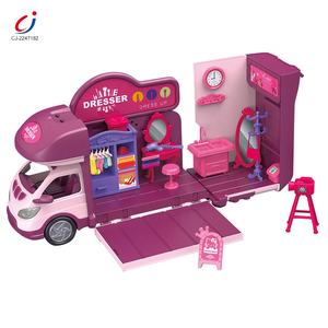 Voiture <span class=keywords><strong>de</strong></span> loisir 2 en 1, jeu <span class=keywords><strong>de</strong></span> maquillage pour enfants, ensemble <span class=keywords><strong>de</strong></span> maquillage, maison, coiffeuse, jouet - Product Image 1