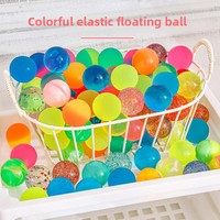 Jouets promotionnels, balles élastiques pour enfants, balles rebondissantes en caoutchouc de 27 mm, jouet rebondissant pour distributeur automatique