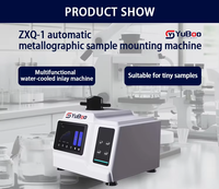 Máquina de ensayo metalográfico automática ZXQ-1 para montaje de muestras, instrumento de incrustación de muestras con pantalla grande