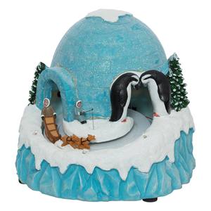 Village de Noël IGLOO 20 LED blanc froid avec transformateur 19x17x21cm - Product Image 1