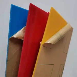 Высокоударокий светоотражающий Плекс с крафт-бумагой, синий Плекс-глас акриловый лист