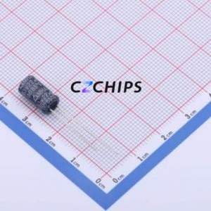 ตัวเก็บประจุแบบอิเล็กโทรไลต์อะลูมิเนียม MHA-BP63V22M6.3*11 LO แบบ Through-Hole, ขนาด D6.3xL11 มม. 22uF 20% 63V 63mA-120Hz - Product Image 1