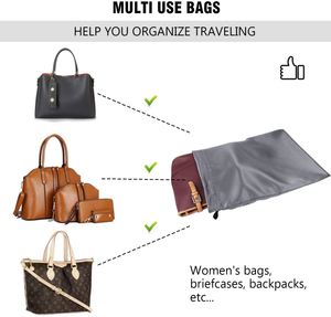 Wholesale Custom New Style Satin Organza Dust <b>Bags</b> with Silk Drawstring Featuring Logo - Product Image 3