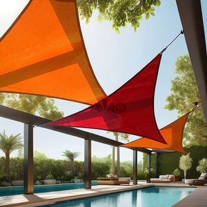 Tente de camping en plein air, auvent de protection solaire, tente de piscine, auvent de protection solaire, bâche triangulaire imperméable Oxford 420 D - Product Image 2