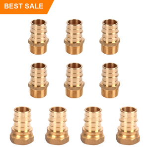 IFAN, venta al por mayor, accesorios de plomería de latón, juego de acoplamientos rectos de codo de 1/2 "y 3/4", accesorios de crimpado de latón PEX, accesorios Pex - Product Image 5