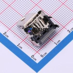 HDMI-214-B HDMI Connector SMD Connector ( Connector Type: HDMI-A )( Gender: Female )( Total Number of PINs: 19P ) - Product Image 2