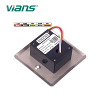 VIANS ML-908 NO NC COM Bouton de sortie infrarouge sans contact à 5 fils, panneau en acier inoxydable, interrupteur de déverrouillage de porte, détection 10-20CM