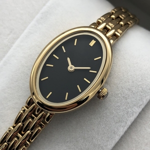 Orologio <span class=keywords><strong>da</strong></span> <span class=keywords><strong>Polso</strong></span> Piccolo in Oro <span class=keywords><strong>per</strong></span> Donne, Classico Lussuoso in Acciaio Inossidabile, Movimento Giapponese, Design Personalizzato del Quadrante, Orologio <span class=keywords><strong>al</strong></span> <span class=keywords><strong>Quarzo</strong></span> di Alta Gamma alla Moda - Product Image 2