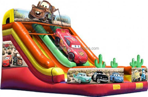 Toboggan humide gonflable de style voiture de dessin animé personnalisé toboggan gonflable de fête pour enfants pour entreprise de <span class=keywords><strong>location</strong></span> - Product Image 4