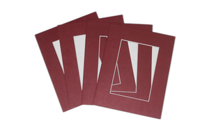 Tùy chỉnh matboard với lõi trắng Uncut và cắt sẵn Mount <span class=keywords><strong>Board</strong></span> passepartout cho khung - Product Image 3