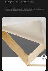 Cadre <span class=keywords><strong>de</strong></span> peinture à l'<span class=keywords><strong>huile</strong></span> FANGTAI avec <span class=keywords><strong>toile</strong></span> et <span class=keywords><strong>lin</strong></span> mélangés <span class=keywords><strong>sur</strong></span> bois, impression UV/numérique personnalisée, grande taille 30cm*30cm - Product Image 4