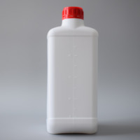 Seau en plastique avec couvercle gradué HDPE, conteneur doseur pour mélange de produits chimiques, vente en gros usine