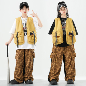 Conjuntos de <span class=keywords><strong>Ropa</strong></span> <span class=keywords><strong>para</strong></span> Niñas, Estilo Hip Hop, Camiseta Plateada Corta, Pantalones de Cuero <span class=keywords><strong>para</strong></span> Baile Urbano, Chaqueta Moderna Estilo K-<span class=keywords><strong>pop</strong></span>, Trajes <span class=keywords><strong>para</strong></span> Grupo de Jazz y Actuaciones - Product Image 2