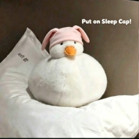 Peluche Canard Super Douce et Moelleuse Anti-Stress, Compagnon Réconfortant à Corps Rond, Jouet Apaisant pour l'Anxiété