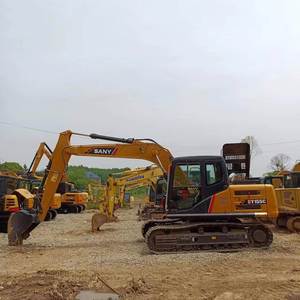 Excavatrice Sany155C 2023 de 15,5 tonnes, utilisation industrielle et agricole, pratique, rapide, multifonctionnelle, d'occasion, capacité de la benne de 0,55 m³, 73 kW - Product Image 4