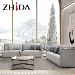 ZHIDA stile nordico luce grigio tessuto divano accogliente elegante casa <span class=keywords><strong>essenziale</strong></span> - Product Image 4