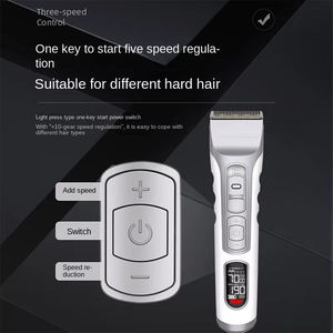 <span class=keywords><strong>Tondeuse</strong></span> à <span class=keywords><strong>cheveux</strong></span> sans fil rechargeable 7000 tr/min avec écran LED intelligent, lame en céramique affûtée, machine de coupe USB avec peignes limiteurs - Product Image 5