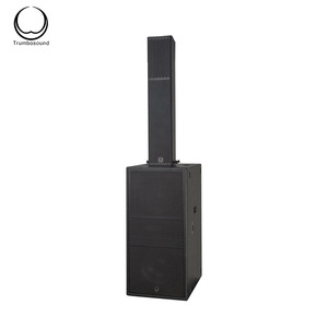 Système de sonorisation pour scène et événements intérieurs Trumbosound Active Subwoofer Column 12 pouces double 600W - Product Image 2