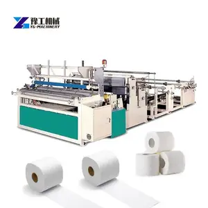 Luxuriant Design Roll Paper Single Toilet Tissue Paper Box Cutting Packing Machine
