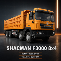 Самосвал SHACMAN Delong X3000 8x4, новый, тяжелый, четырехосный, с двигателем Weichai и коробкой передач FAST, для перевозки материалов в карьерах