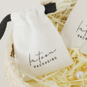 Wholesale Custom Fashion Portable Reusable Jewelry Packaging Linen <b>Dust</b> <b>Bag</b> Drawstring Pouch - Product Image 1