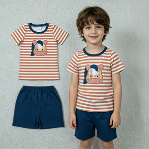 Conjuntos de Ropa de Verano para Bebé Niño, Camiseta y Pantalones Cortos con Bordado de Béisbol, Estilo Casual, Nuevos Modelos - Product Image 6