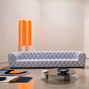 Juego de Muebles de Sala de Estar de Alta Calidad Tapizados en Cuero, Sofás Modernos de Lujo de 3 Plazas - Product Image 5