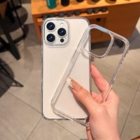 Vente en gros – Coque transparente pour iPhone 11 12 13 14 15 16 17 18 avec protection d'appareil photo en plastique rigide transparent pour iPhone 2026 en vrac