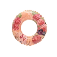 Bouée de natation gonflable en forme de fruit
