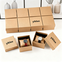 Caja de regalo premium para reloj con impresión personalizada, caja de regalo para reloj de negocios, caja de regalo para reloj para hombre