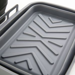 Silicone Baking Air Fryer Mat Liner Tray 21.5x5cm Foldable Oven Safe Dishwasher Safe For Baking Pastry Tools - Product Image 2