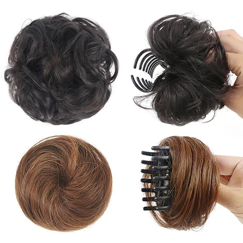 Hochwertiges und neuestes Design Postiche Chignon Modisches Chignon Afro menschliches Haar