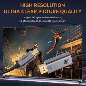 <span class=keywords><strong>Cable</strong></span> de alta calidad UHD 8K60Hz a DP, 1M, 2M, versión 1,4, <span class=keywords><strong>USB</strong></span> tipo <span class=keywords><strong>C</strong></span> a 8K, <span class=keywords><strong>Cable</strong></span> <span class=keywords><strong>DisplayPort</strong></span> - Product Image 5