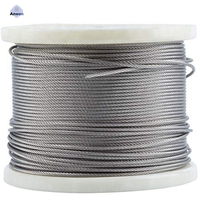 Câble de fil d'acier de prix bas de fabricant de Brugg pour la corde de gouverneur d'ascenseur 6*19 8*19 câble de fil de compensation 8*25 noyau de polypropylène