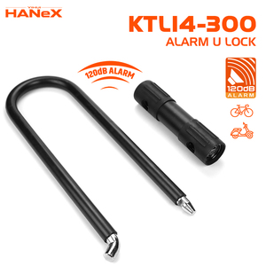 Candado Inteligente Antirrobo de 120db <span class=keywords><strong>para</strong></span> Bicicleta, Candado en U de Acero Endurecido Resistente con Alarma <span class=keywords><strong>para</strong></span> Bicicleta Eléctrica y Motocicleta - Product Image 1