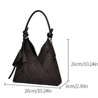 Sac fourre-tout de luxe pour femme, style 2026, OEM/ODM, nouvelle collection, sacs à bandoulière faits main, sacs tissés à porter sous le bras