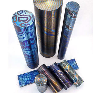 Promo Panas Batang <span class=keywords><strong>Titanium</strong></span> Timascus Mokuti dan Damascus untuk Arloji - Product Image 1