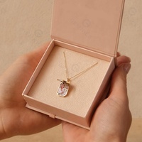 Gemnel Collier chaîne de mode en argent sterling 925 bijoux pièce rectangulaire médaillon de lotus collier médaillon photo