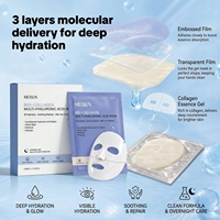 Masque Hydrogel Bio Collagène Multi Acide Hyaluronique Hydratation Profonde Nuit Hydratant Resserre les Pores Masque Facial en Tissu OEM ODM